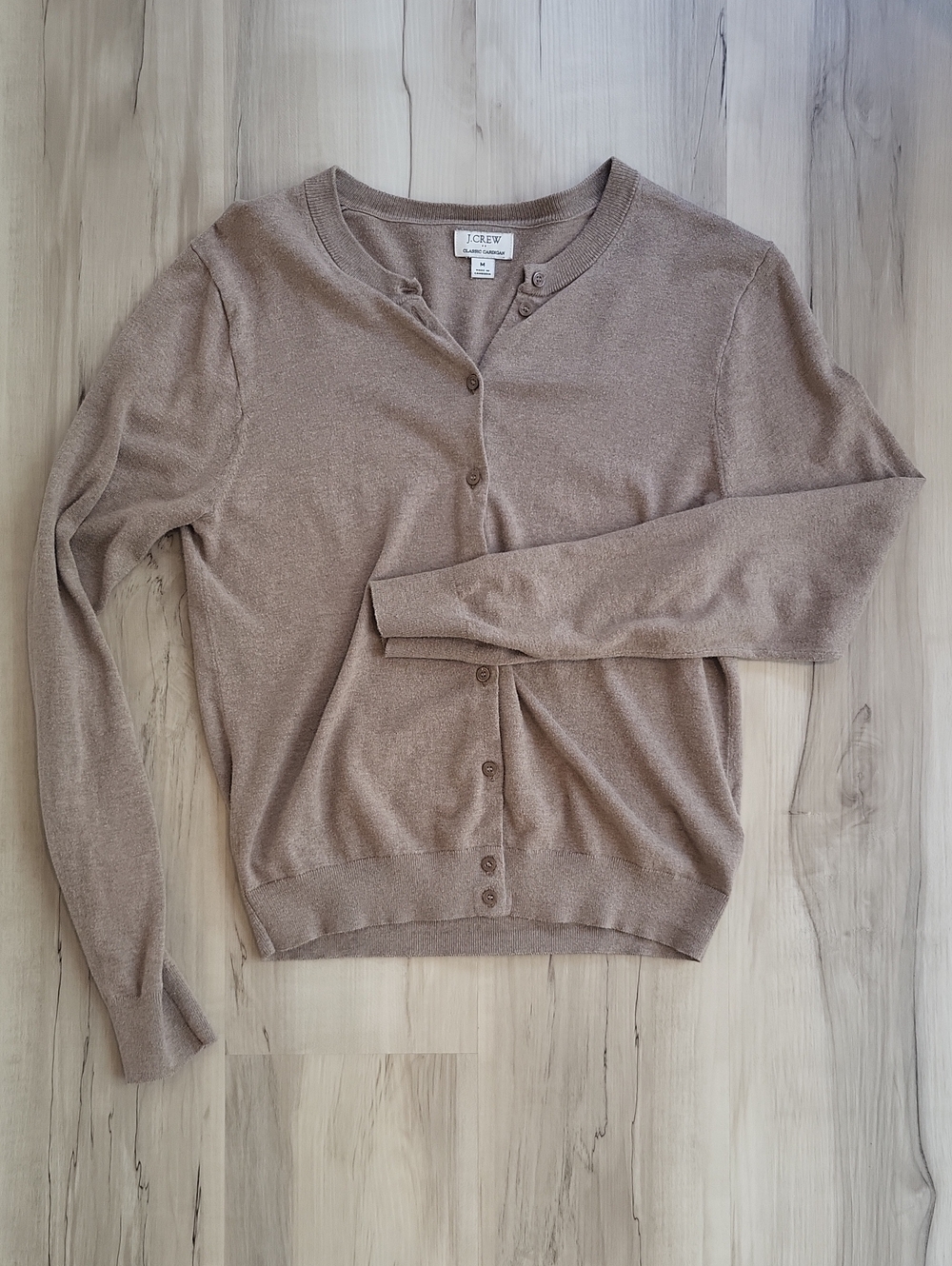 J. Crew Women's Button-Up Cardigan - Taupe Brown